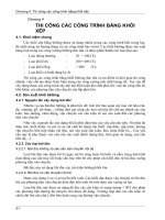 Chương 4 Thi công các công trình bằng khối xếp