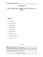 Công nghệ sử dụng nhiệt thải từ sản xuất xi măng.doc