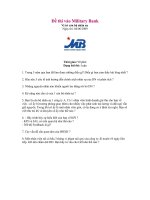 Đề thi vào Military Bank.doc