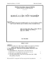 Phát triển doanh nghiệp vừa và nhỏ ở nông thôn Việt Nam trong quá trình công nghiệp hoá.doc