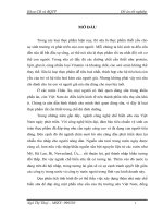 Đồ án thiết kế nhà máy chế biến sữa