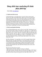 Dùng chiến lược marketing để chinh phục phái đẹp