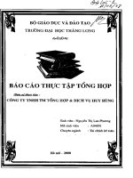 Báo cáo thực tập tại Công ty TNHH tổng hợp và dịch vụ huy Hùng.PDF