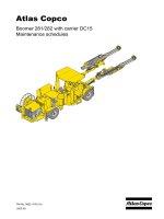 Shop manual máy khoan hầm Boomer H282 - P1