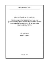 vận dụng quy trình kiểm toán báo cáo quyết toán dự án đầu tư xây dựng cơ bản trong một cuộc kiểm toán báo cáo quyết toán ngân sách địa phương.pdf