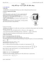 Bài giảng Dòng điện xoay chiều