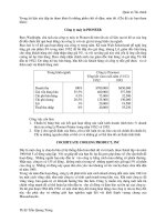 Bài tập môn tài chính doanh nghiệp