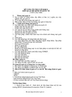 Đề cương môn Quan hệ kinh tế quốc tế