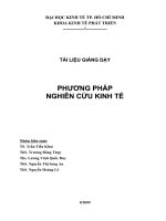 bài giảng môn phương pháp nghiên cứu của trường dhkttphcm.pdf