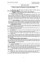 Tổ chức hạch toán nguyên vật liệu, công cụ dụng cụ trong các doanh nghiệp.DOC