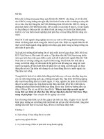 Đầu tư trực tiếp ra nước ngoài trong lĩnh vực thăm dò khai thác dầu khí tại Tập đoàn dầu khí Việt Nam. Thực trạng và giải pháp.doc