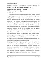 Nâng cao năng suất lao động của một doanh nghiệp thương mại dịch vụ công ty vinamilk.doc