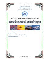 Phát triển vận tải đa phưong thức