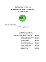 Giới thiệu về cafe Trung Nguyên