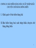 Slide bài giảng bảo hiểm của CN17C - Chương 2