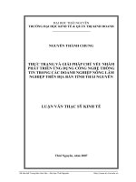 Thực trạng và giải pháp chủ yếu nhằm phát triển ứng dụng công nghệ thông tin trong các doanh nghiệp Nông Lâm nghiệp trên địa bàn tỉnh Thái Nguyên.pdf