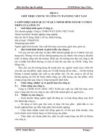 Tiêu thụ thành phẩm và kết quả xác định doanh thu tại công ty Wangxing Việt Nam.doc