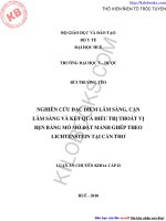 Nghiên cứu đặc điểm lâm sàng, cận lâm sàng và kết quả điều trị thoát vị bẹn bằng mổ mở đặt mảnh ghép theo Lichtenstein tại Cần Thơ