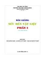 Sức bền vật liệu 1