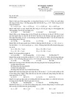 Đề thi thử đại học vật lý 5