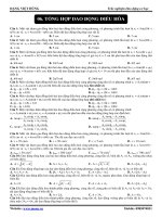 Tổng hợp dao động điều hòa