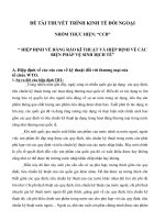 HIỆP ĐỊNH VỀ HÀNG RÀO KĨ THUẬT VÀ HIỆP ĐỊNH VỀ CÁC BIỆN PHÁP VỆ SINH DỊCH TỄ.DOC