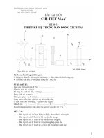 Chi tiết máy - Bài tập lớn