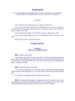 chế độ tài chính TCTD