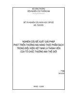 Giải pháp phát triển thương mại hàng thực phẩm sạch ở Việt Nam đến năm 2015 định hướng đến 2020.pdf