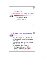 Giáo Trình Kỹ thuật số - Chương 3