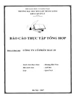 Báo cáo thực tập tại công ty cổ phần may 19.PDF