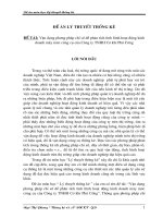 Vận dụng phương pháp chỉ số để phân tích tình hình hoạt động kinh doanh máy móc công cụ của Công ty TNHH Cơ khí Phú Cường.DOC