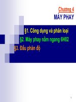 Máy công cụ - Chương 4