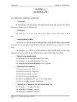 Bài giảng kết cấu ô tô - Chương 10