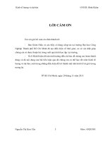 phân tích mô hình và dự báo giá bán nhà tại quận Cam bang California với biến phụ thuộc là SALEPRIC và 4 biến độc lập SQFT, GARAGE, CITY, AGE.doc