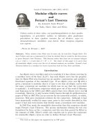  Lời giải định lí Fermat