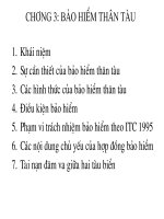 Slide bài giảng bảo hiểm của CN17C - Chương 3