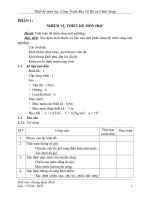 Nhiệm vụ thiết kế môn học