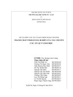 TRANH CHẤP VỀ KHẢ NĂNG ĐI BIỂN CỦA TÀU CHUYẾN CÁC ÁN LỆ VÀ BÀI HỌC.doc