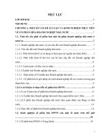 Cổ phần hóa doanh nghiệp nhà nước ở Việt Nam lý luận và thực tiễn giai đoạn 1992 - 2011