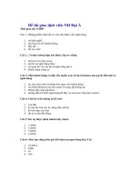 Đề thi vào ngân hàng - Giao dịch viên Đại Á