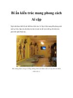 Bí ẩn kiến trúc mang phong cách Ai cập