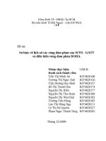 Sơ lược về lịch sử các vòng đàm phán của WTO - GATT và diễn biến vòng đàm phán DOHA.doc