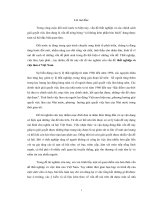 Báo cáo tốt nghiệp Những vấn đề cơ bản về thất nghiệp.doc