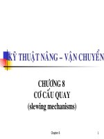 Kỹ thuật nâng - vận chuyển - Chương 8
