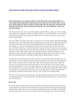 Liệu Internet có phá vỡ các giá trị bạn mang 