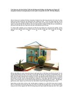 Nhà lắp ghép- giải pháp cho người thu nhập thấp