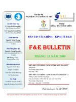 F&E Bulletin  