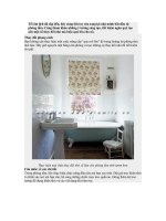 Thay đổi nhỏ- phá cách cho phòng tắm