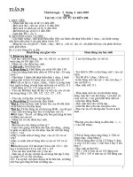  Giáo án lớp 2 tuần 29